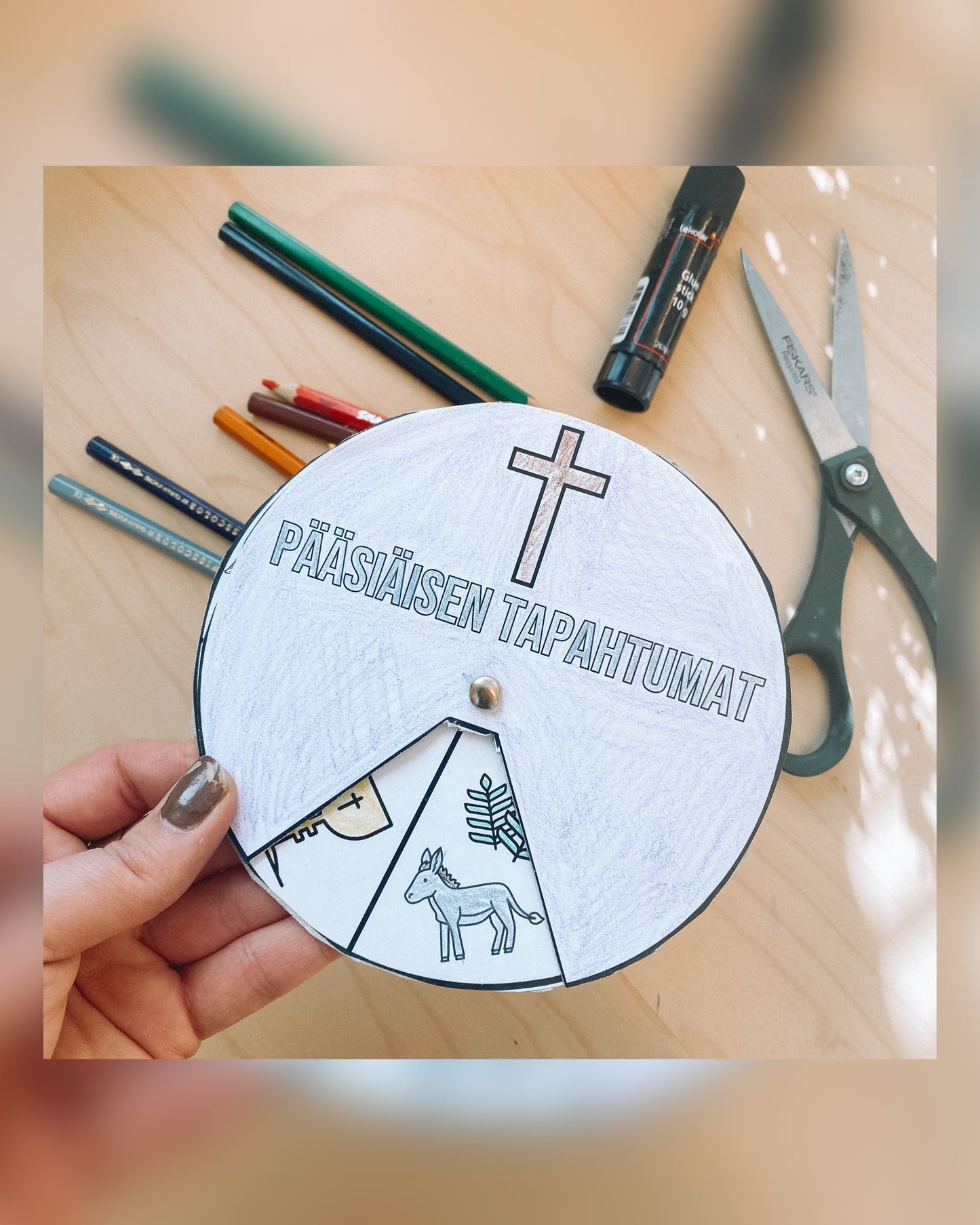 Pääsiäisen tapahtumat -tarinakiekko